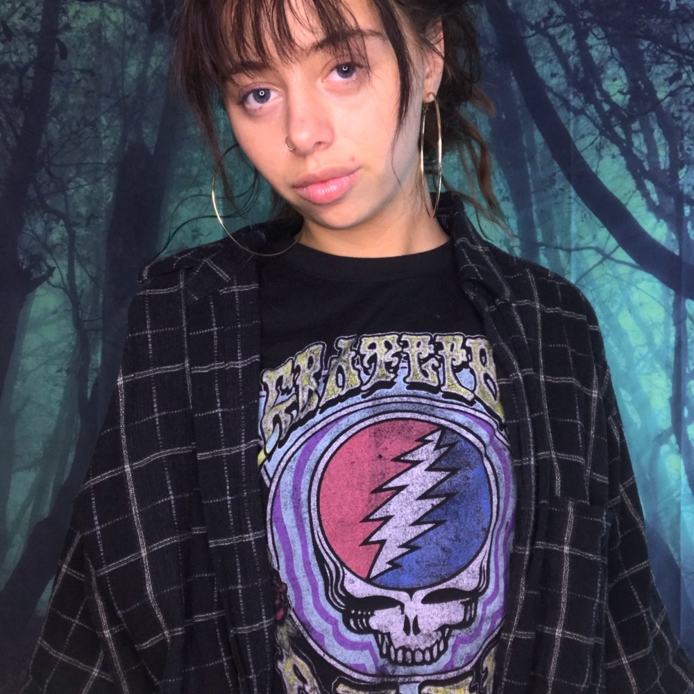 Plaid flannel shirt